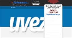 Desktop Screenshot of prix-terrassement.com