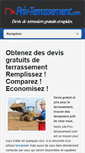 Mobile Screenshot of prix-terrassement.com